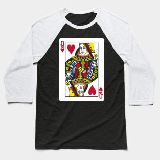 Queen of Love (hearts) Baseball T-Shirt